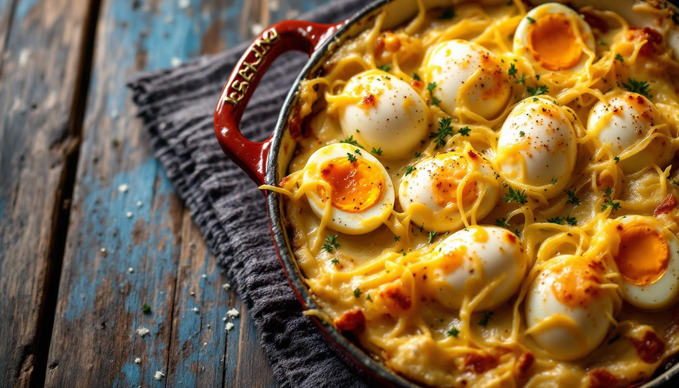 J’ai redécouvert le gratin d’œufs durs : un délice économique à 5€