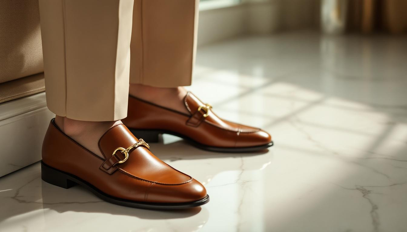 Mocassins Gucci + pantalon 7/8e : le duo mode incontournable de 2025 (+15%)
