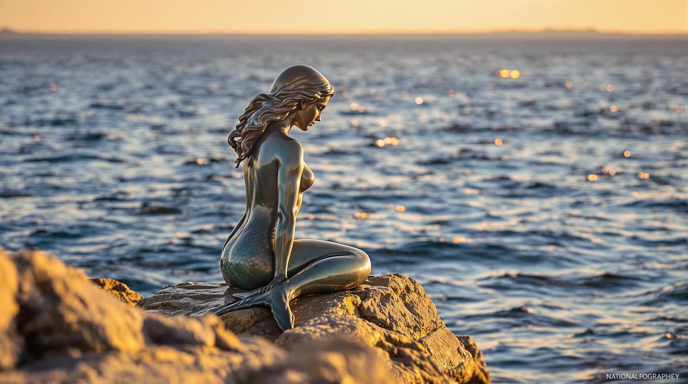 La seule capitale européenne où une sirène de bronze attire 5 millions de visiteurs