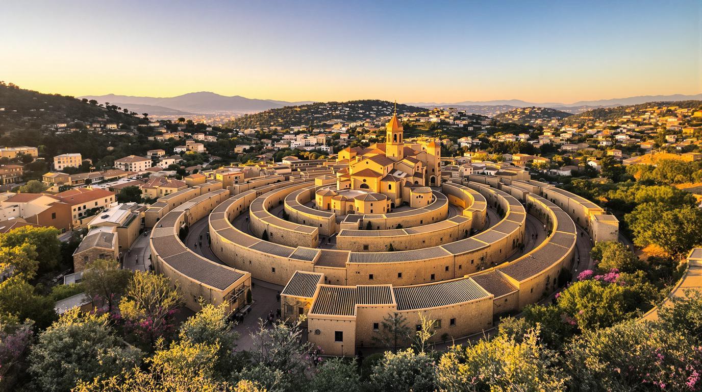 Ce village catalan où 3 254 habitants vivent dans une spirale médiévale