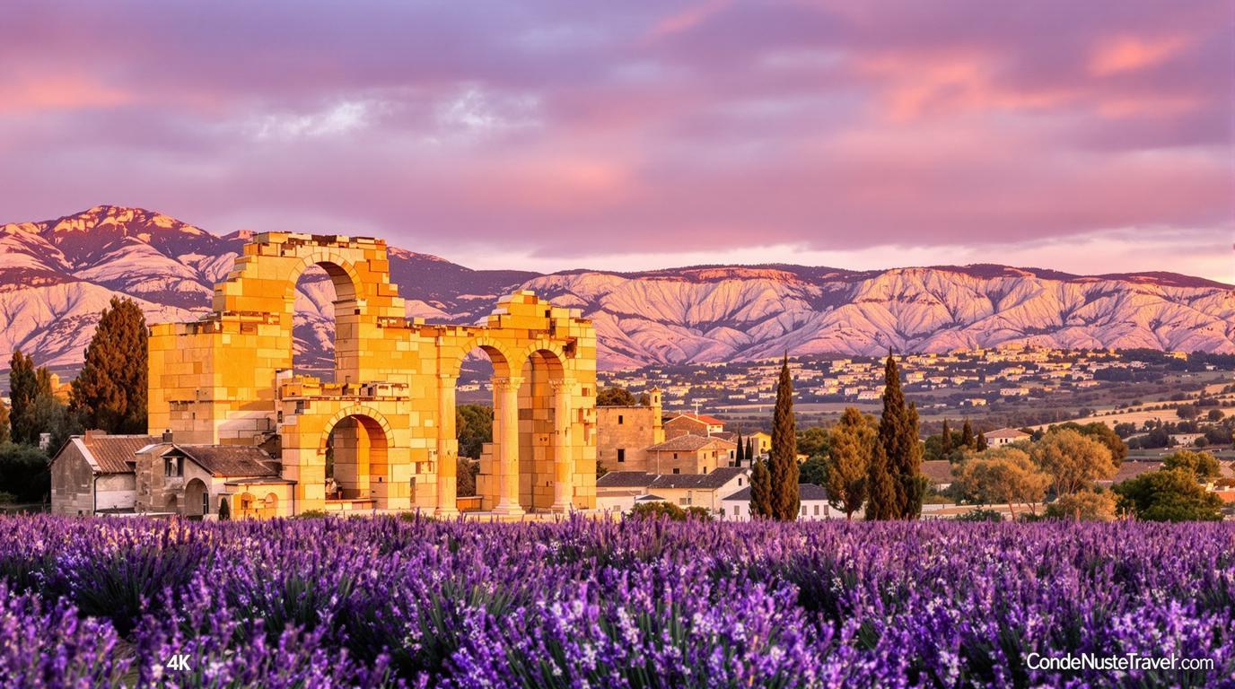 Ce village de Provence où 150 tableaux de Van Gogh côtoient un site romain