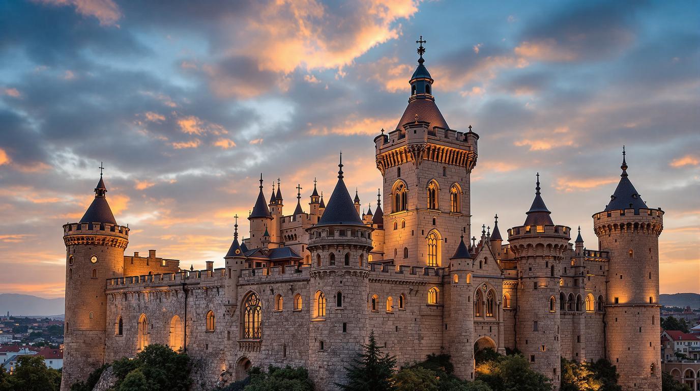 Ce village de Navarre où 3 500 habitants vivent dans un château médiéval