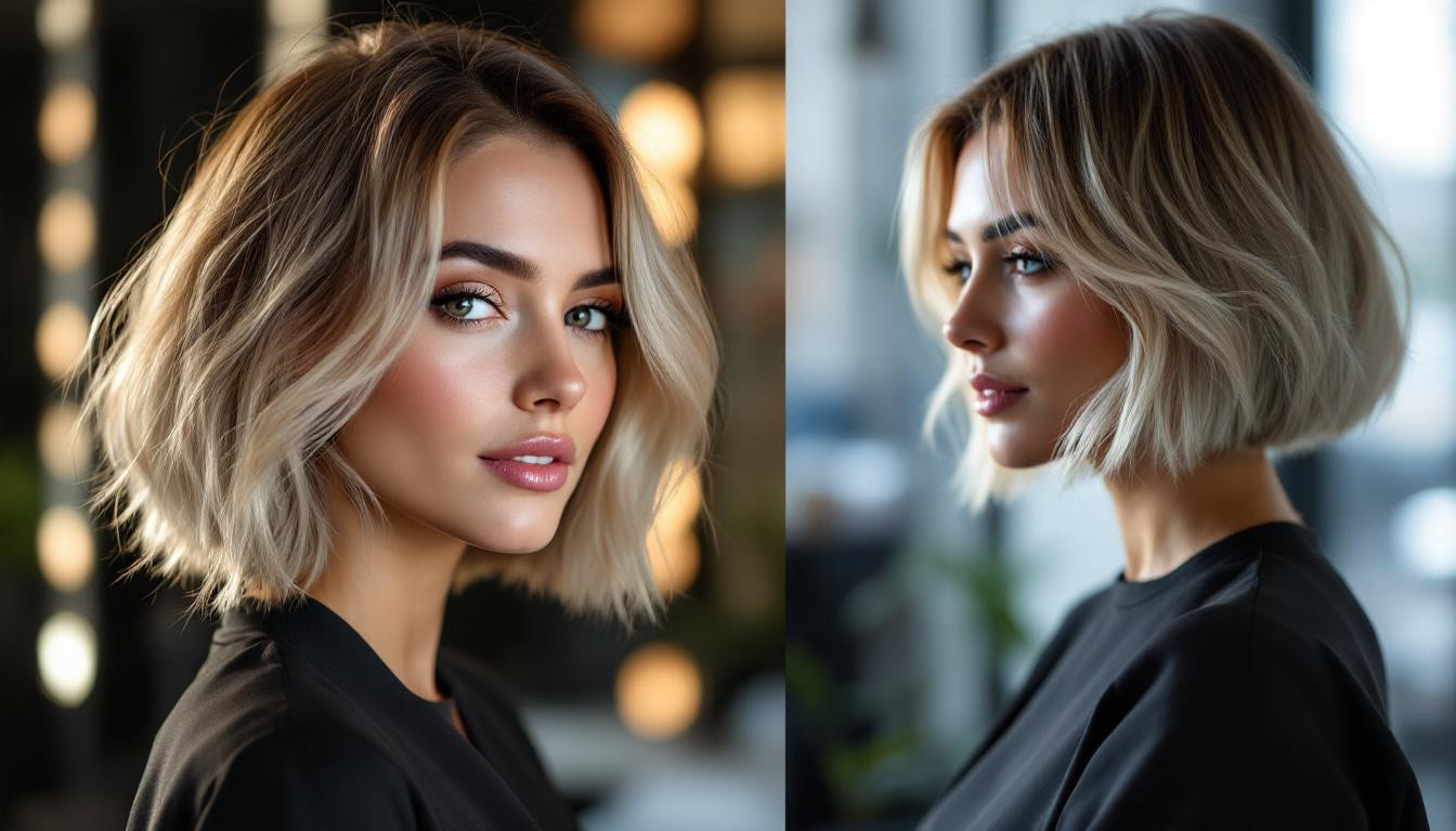 Le carré court, coiffure star du printemps-été 2025 en 3 étapes