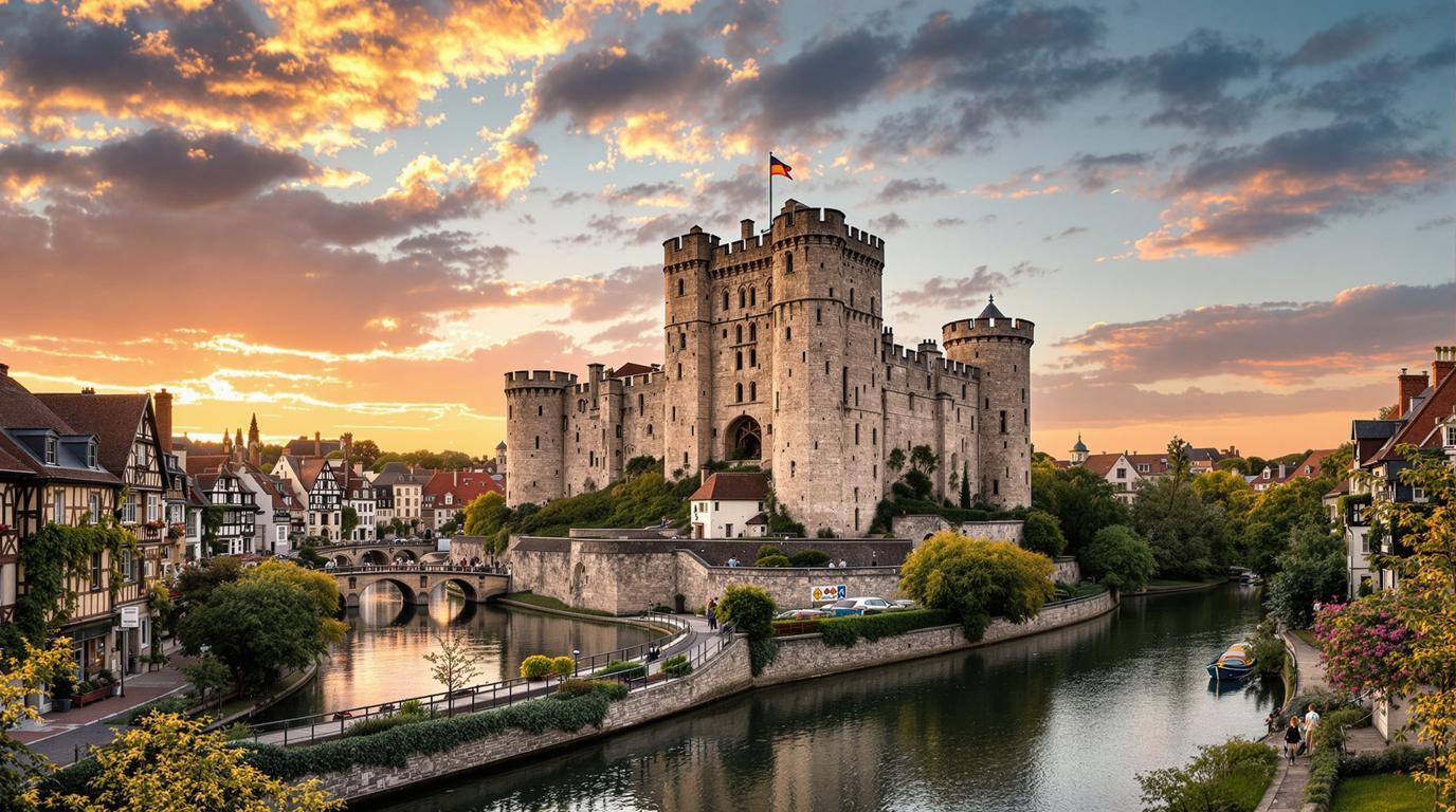 La seule ville de France où un donjon médiéval domine une Venise verte