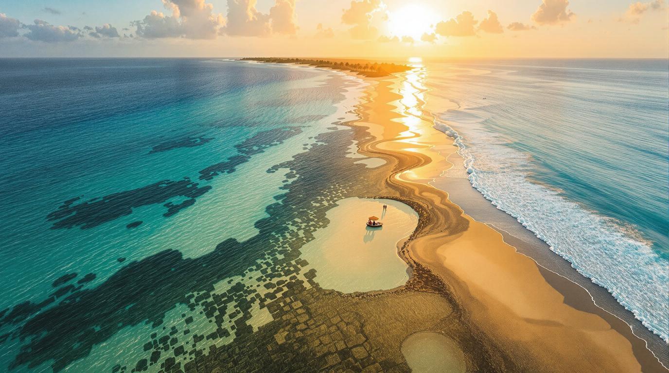 Cette plage vénézuélienne de 4 kilomètres cache des sources d’eau douce sous le sable