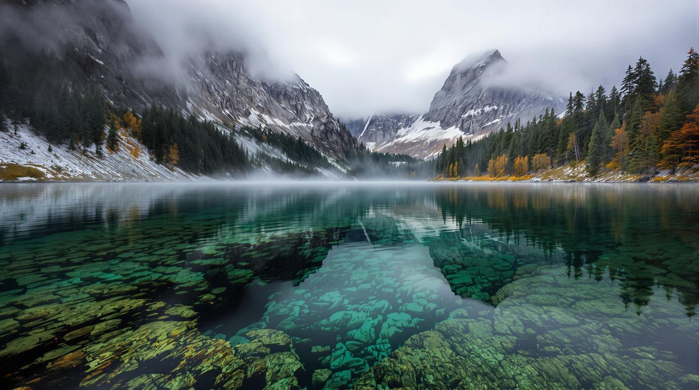 Ce lac vosgien à 776 mètres cache une roche du diable à 11 mètres de profondeur