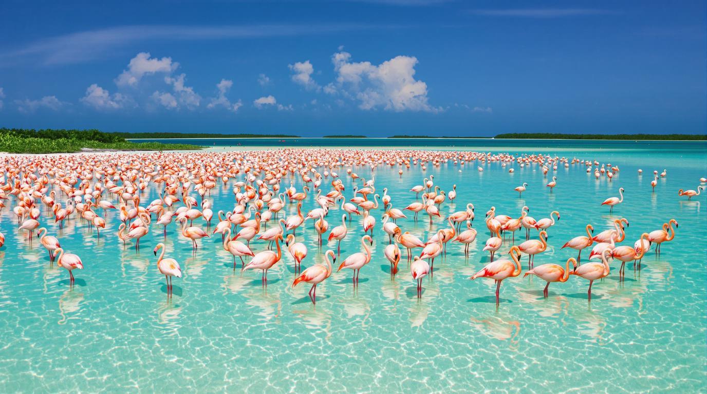 Cette île cubaine de 13 kilomètres carrés cache des flamants roses par centaines