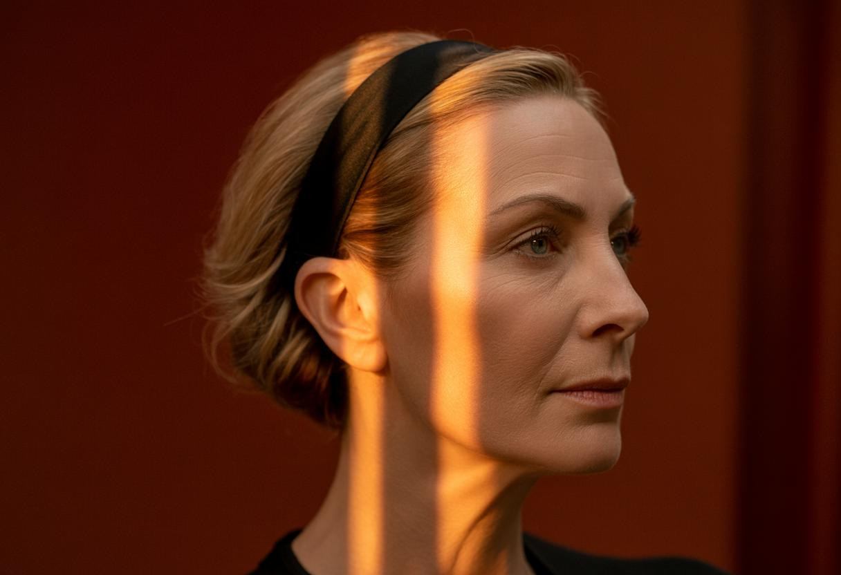 J’ai testé 7 headbands à 52 ans celui-ci a affiné mon visage de 30%