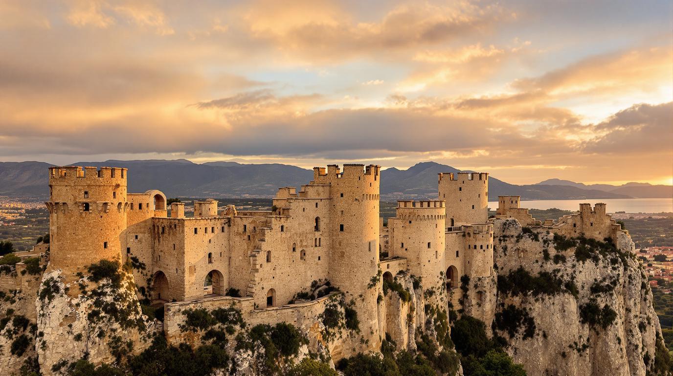 Ce château perché à 298 mètres cache des passages secrets sous ses remparts médiévaux
