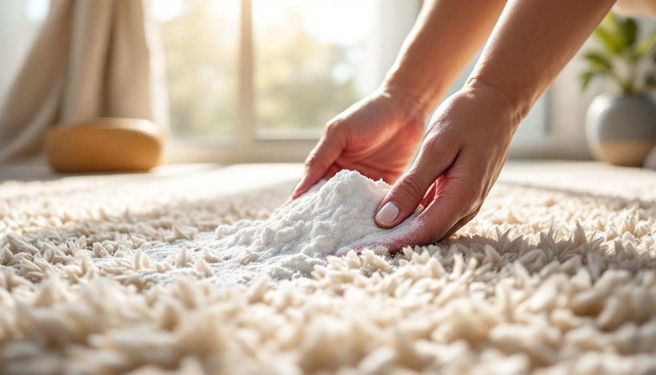 J’ai dit adieu aux tapis humides grâce à ce truc au bicarbonate
