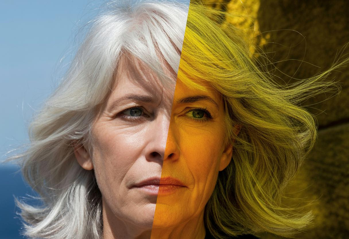 À 52 ans mes cheveux blancs ont jauni en 7 jours de vacances au soleil
