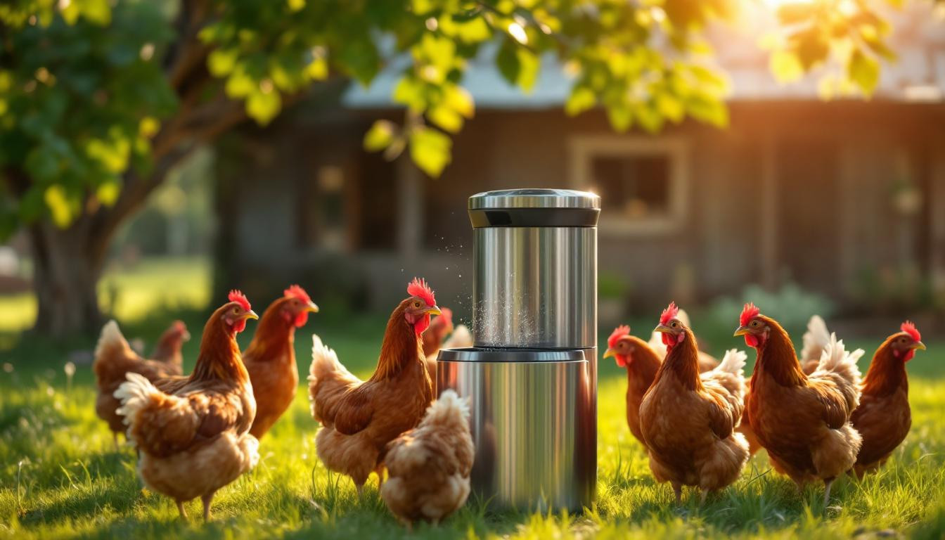 J’ai boosté la ponte de mes poules avec cet abreuvoir à l’ombre
