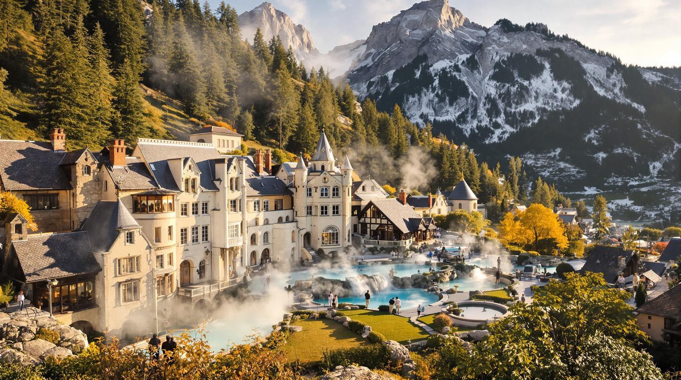 Ce village thermal de 122 habitants offre panorama et bien-être dans les Pyrénées