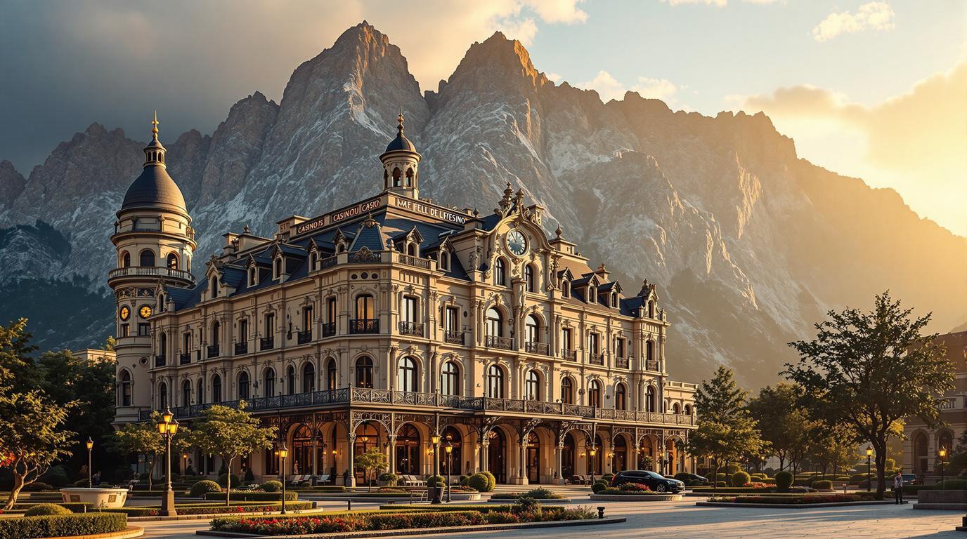 Ce casino Belle Époque de 1884 cache des jardins secrets au pied du Canigou