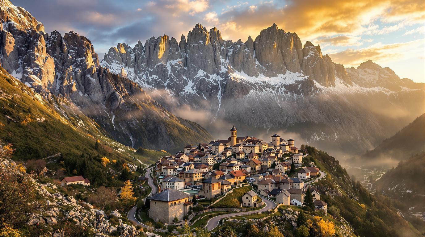 Ce village perché à 1 200 mètres cache seize sommets que les guides ignorent