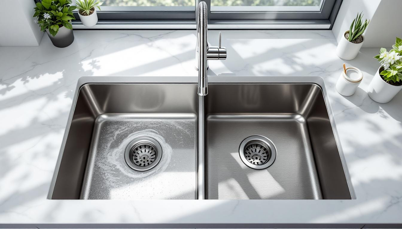 J’ai nettoyé mon évier sans produits chimiques grâce à cette recette magique