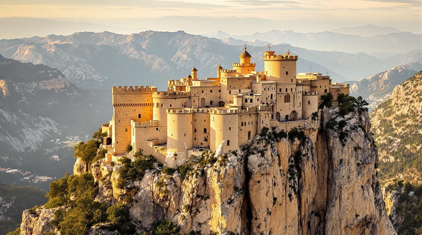 Ce château catalan perché depuis 8 siècles cache des citernes creusées dans le roc