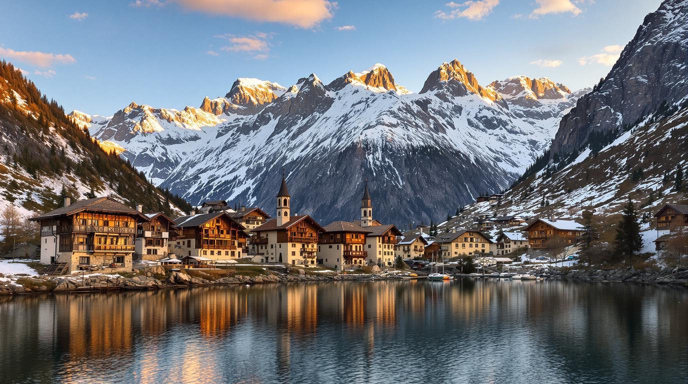 Ce village-fusion de 100 habitants perché à 1670 mètres cache un lac secret accessible aux seuls initiés