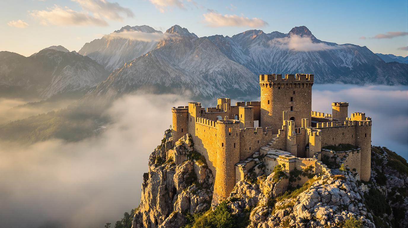 Ce château perché à 450 mètres cache un trésor de 2000 pièces d’argent médiévales