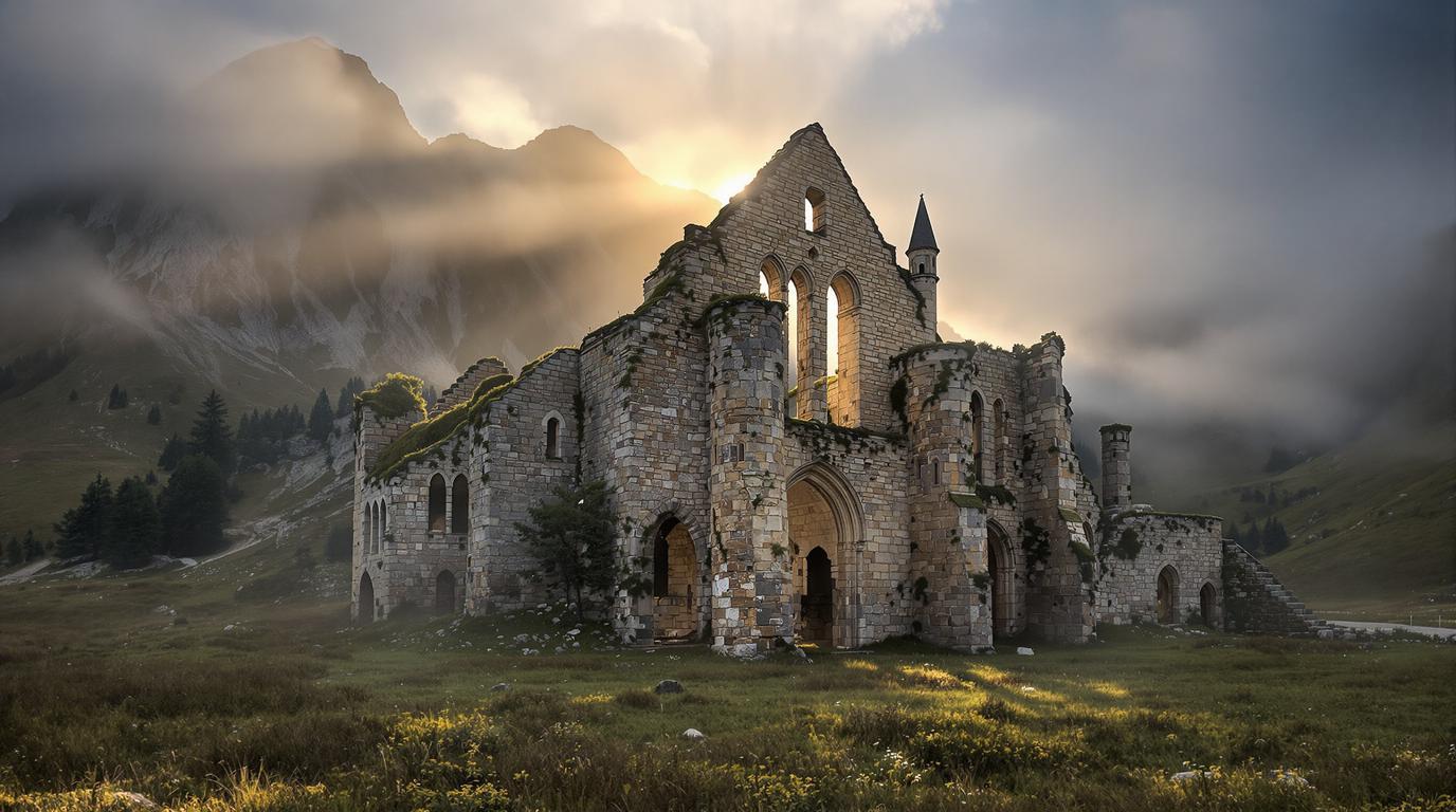 Cette abbaye cistercienne perchée à 1160 mètres cache des souterrains secrets depuis 1162