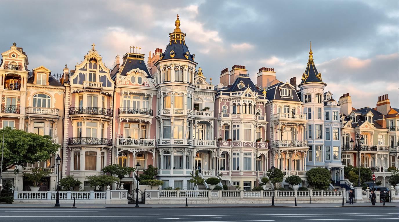 Cette station balnéaire de 16 572 habitants cache des villas Belle Époque depuis 1891