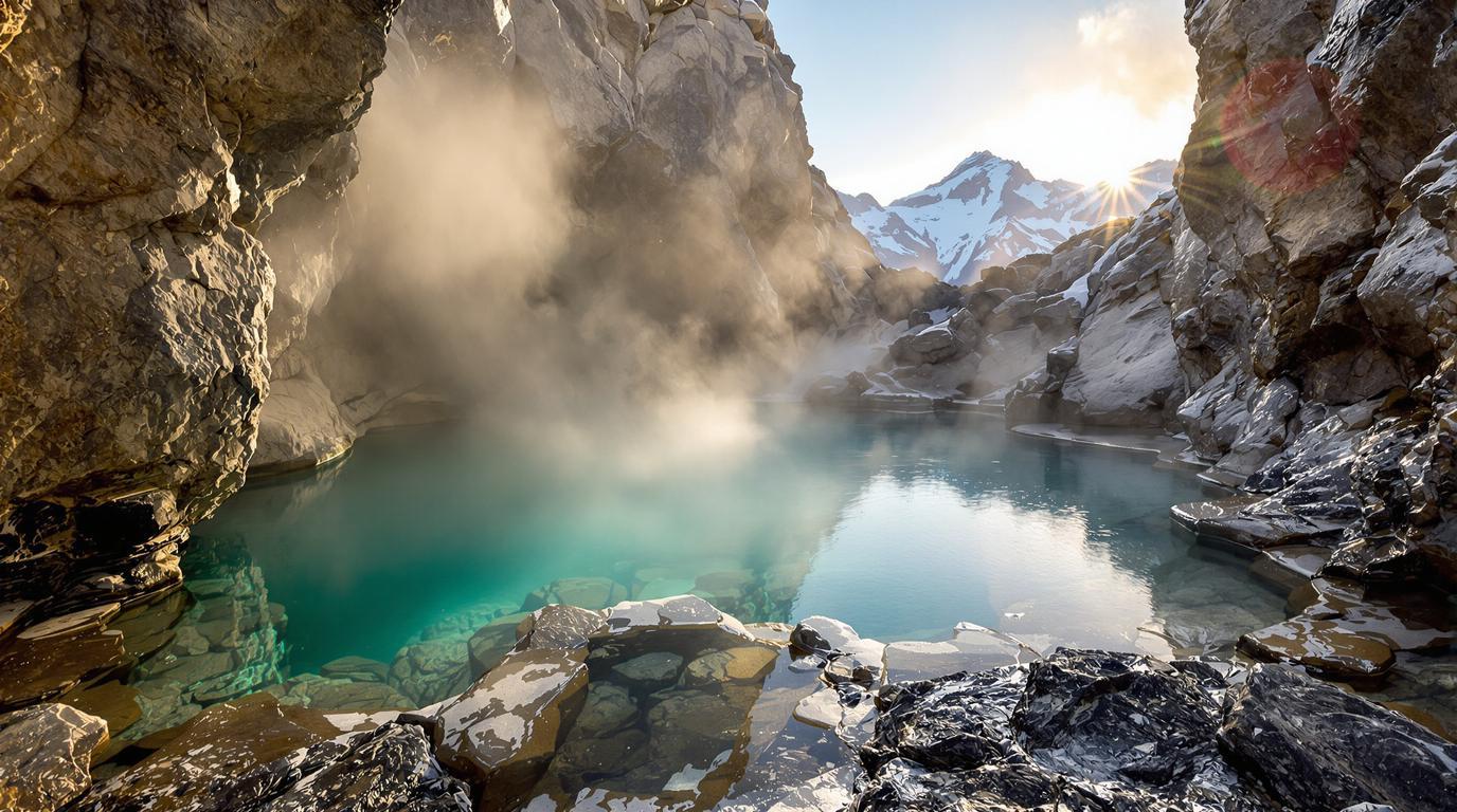 Ces sources thermales sauvages de 69°C cachent un secret que les guides ignorent