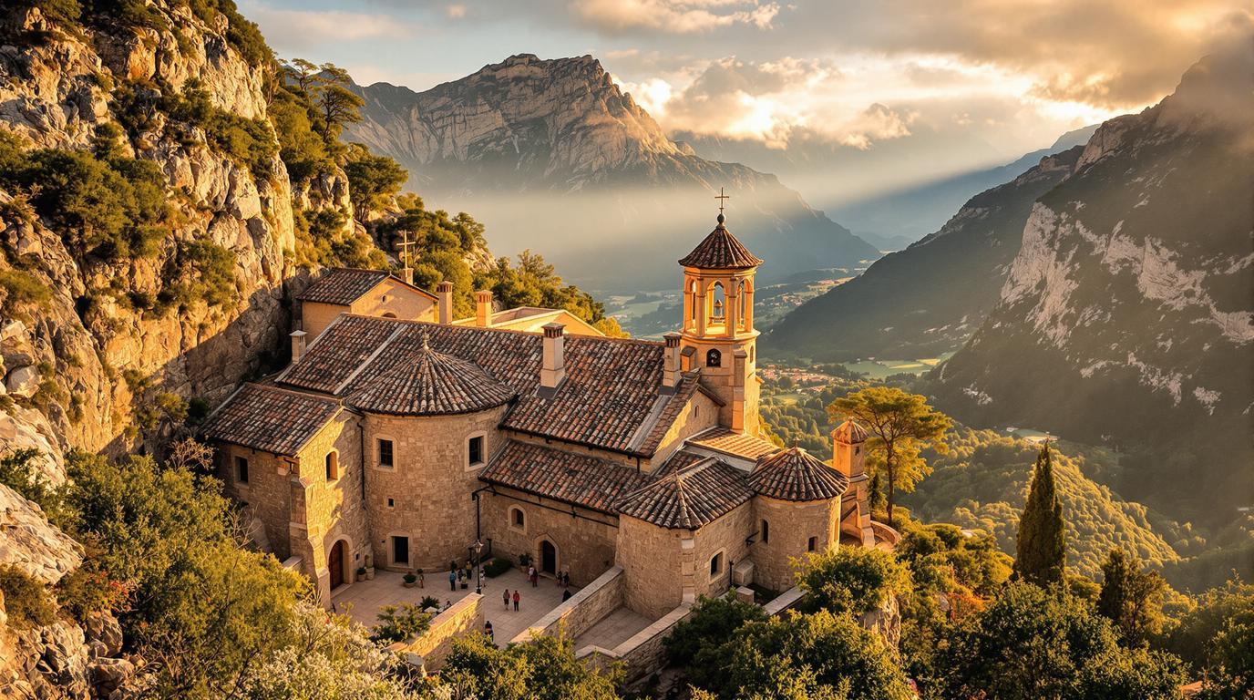 Ce village de 50 habitants cache un monastère aux origines troubles à 350 mètres