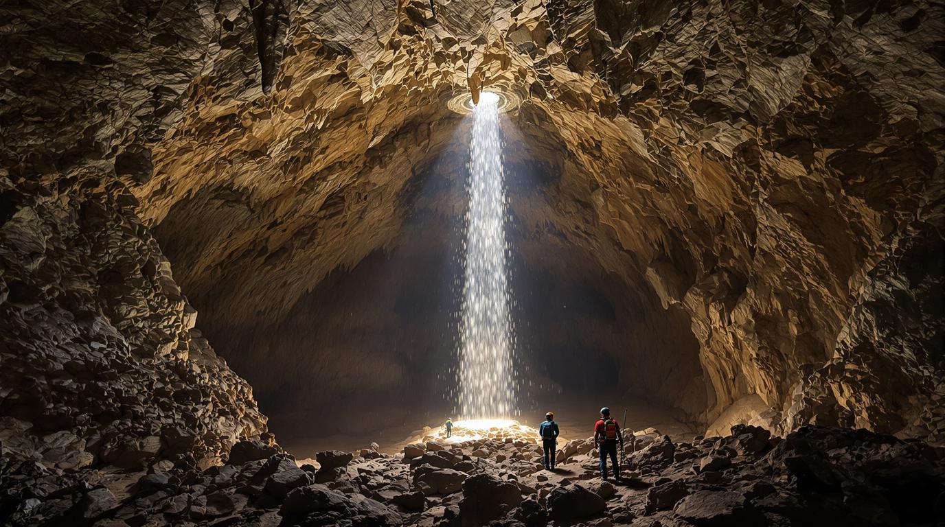 Cet aven secret de 225 mètres de galeries cache des formations géologiques jurassiques méconnues