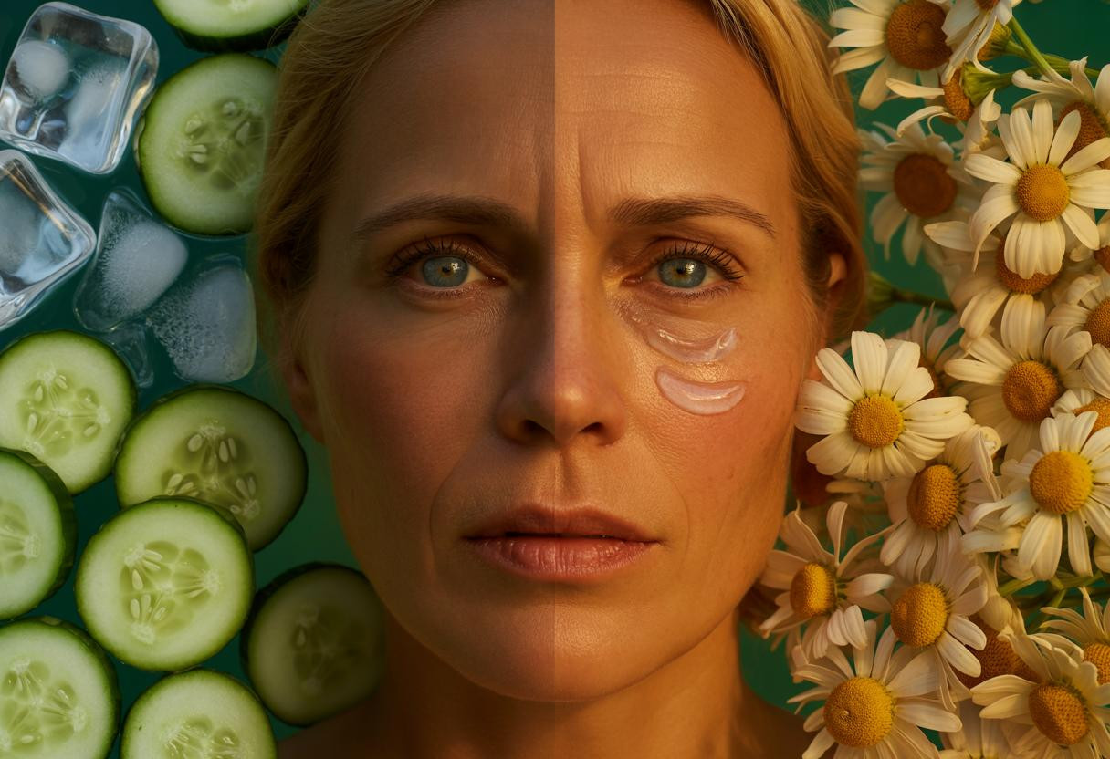 J’ai testé 5 remèdes naturels contre les yeux gonflés à 42 ans, voici le plus efficace