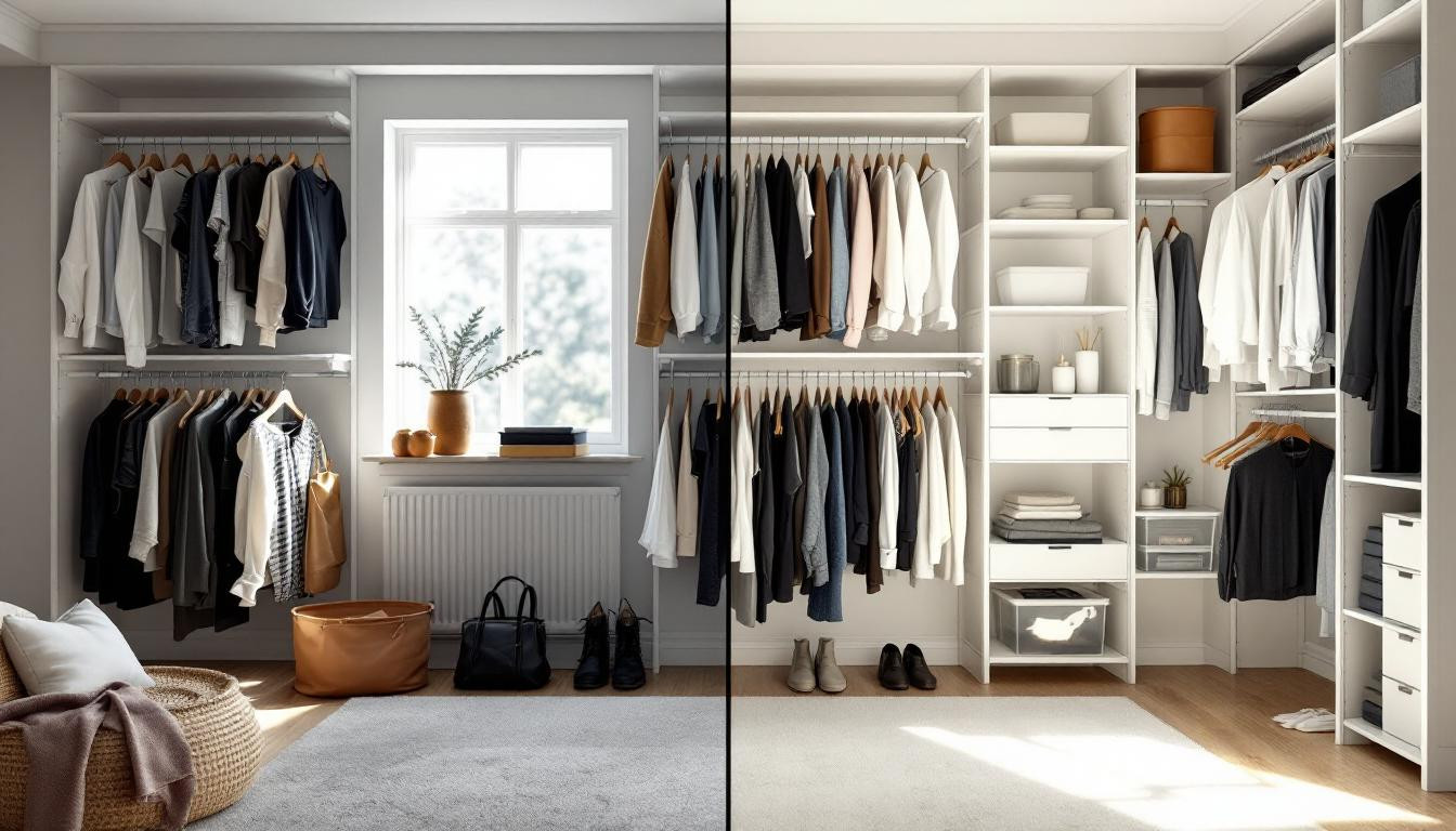 J’ai libéré 40% d’espace dans ma penderie avec ces 5 astuces simples