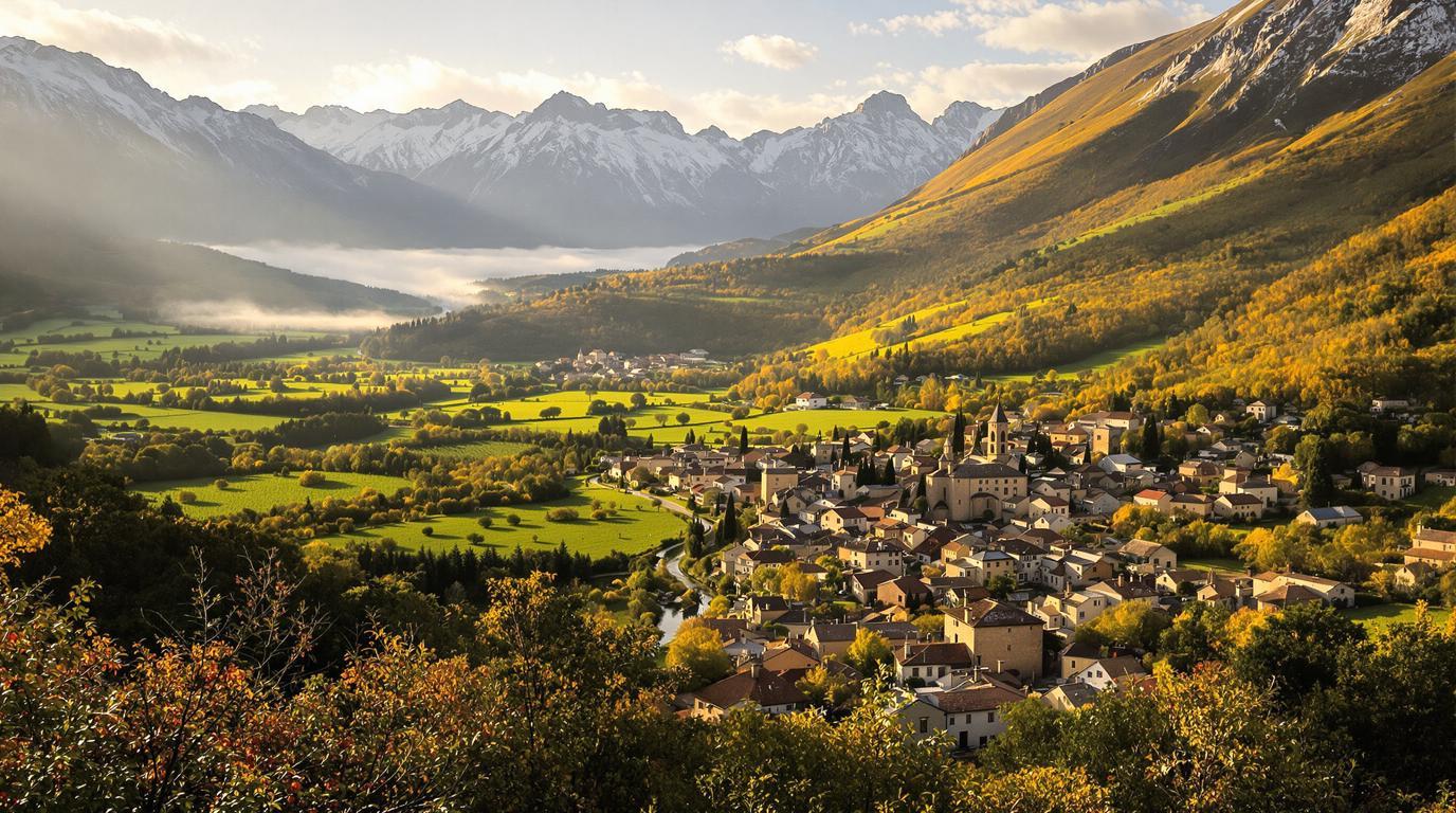 Ce village catalan de 434 habitants s&rsquo;étire sur 9,69 km² entre vergers et mont Canigou