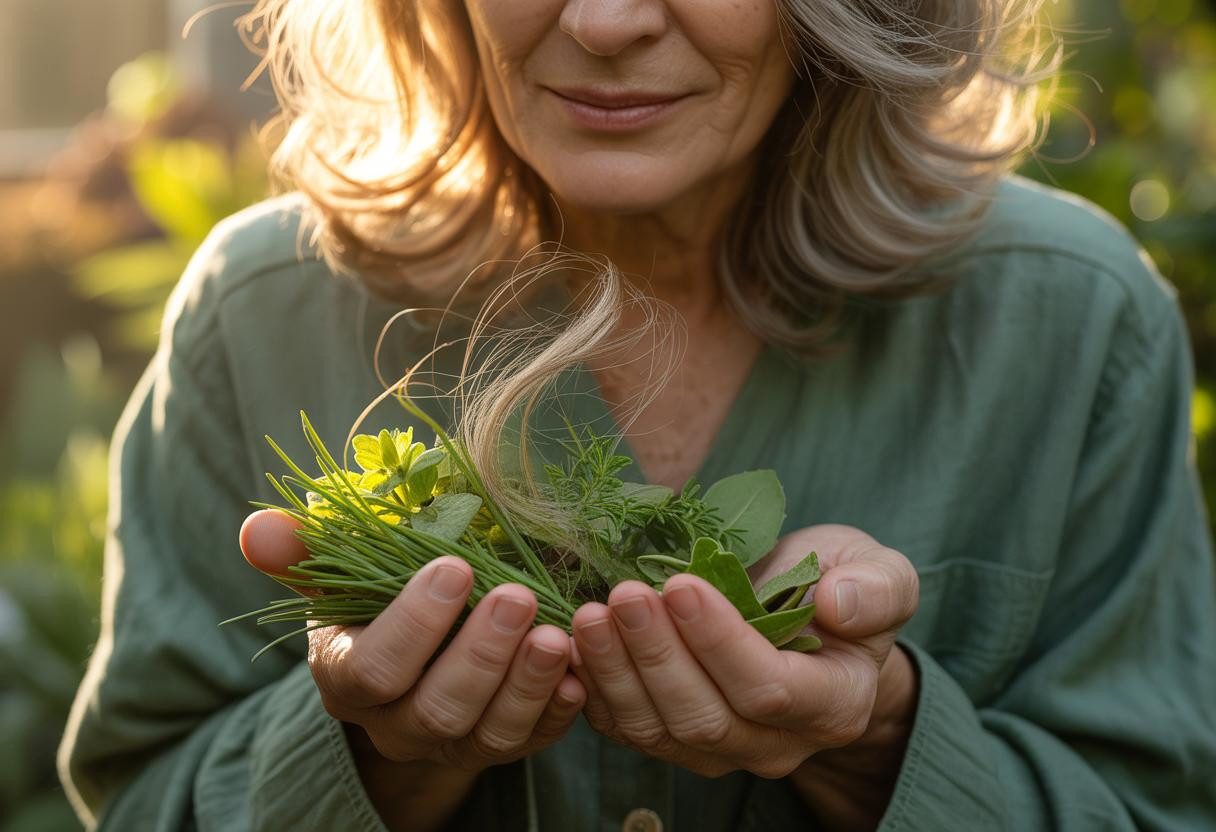 J’ai testé l’herboristerie capillaire à 62 ans : mes cheveux fins transformés en 6 mois