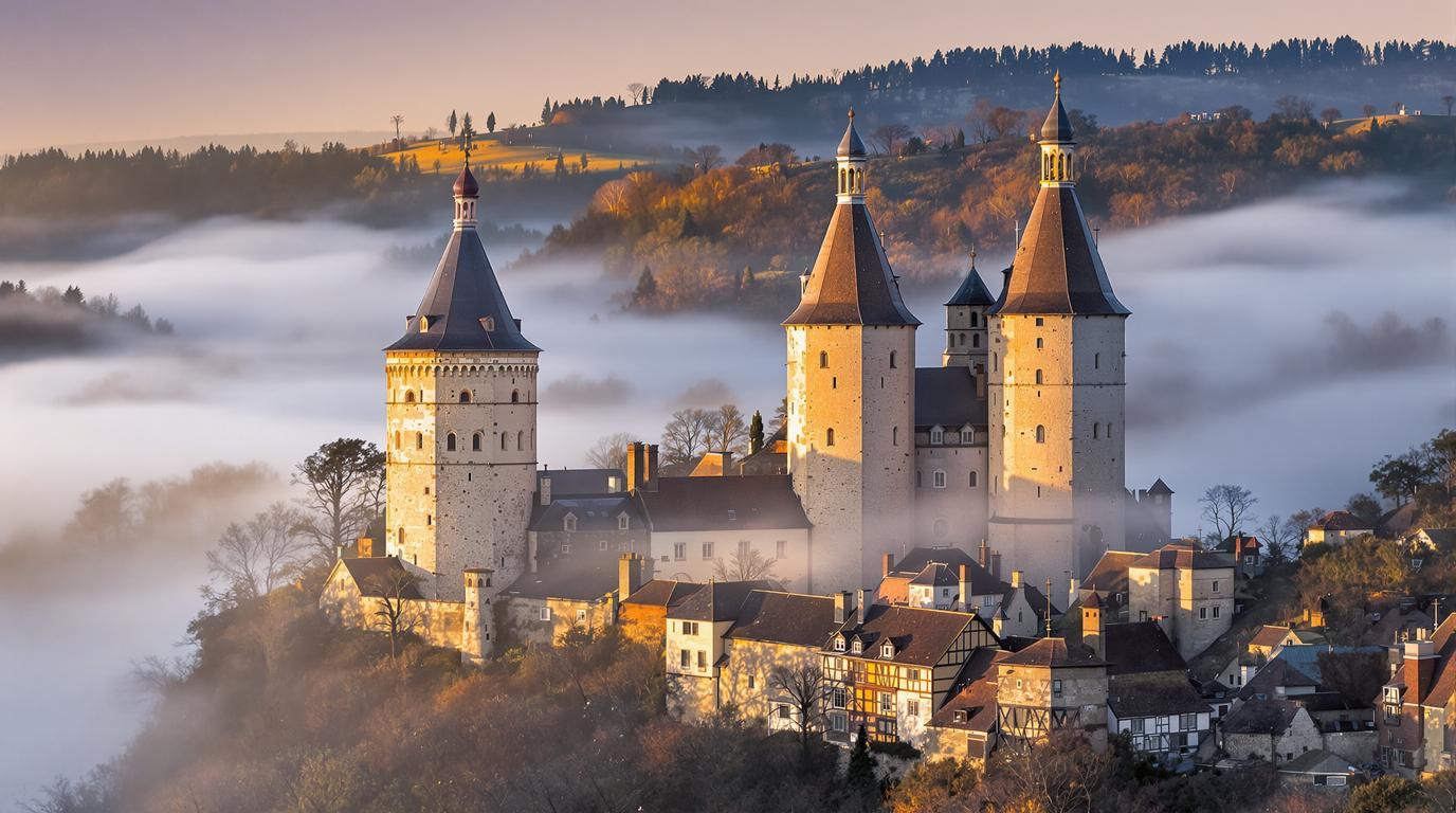 Ce village corrézien cache trois châteaux, trois églises et trois fontaines depuis des siècles