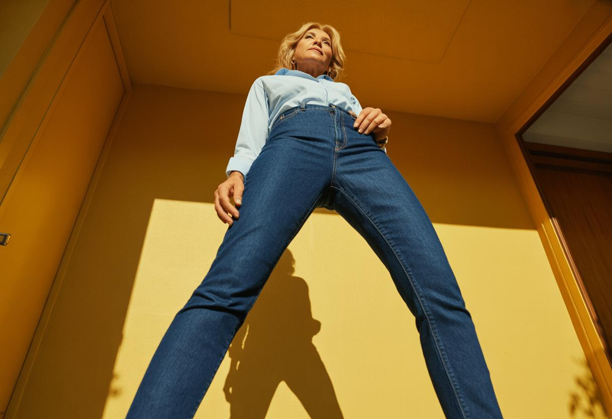 J’ai abandonné le jean skinny à 52 ans pour le slim-leg qui sculpte ma silhouette