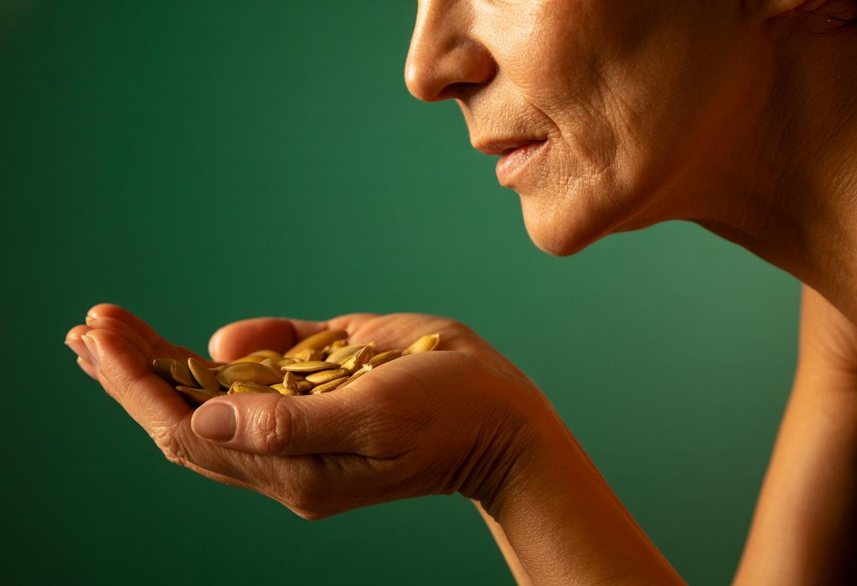 J&rsquo;ai testé les graines de courge pendant 6 semaines à 48 ans : ma peau plus ferme