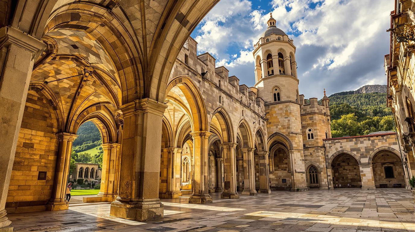 Cette abbaye du IXe siècle cache des secrets que seuls les initiés connaissent