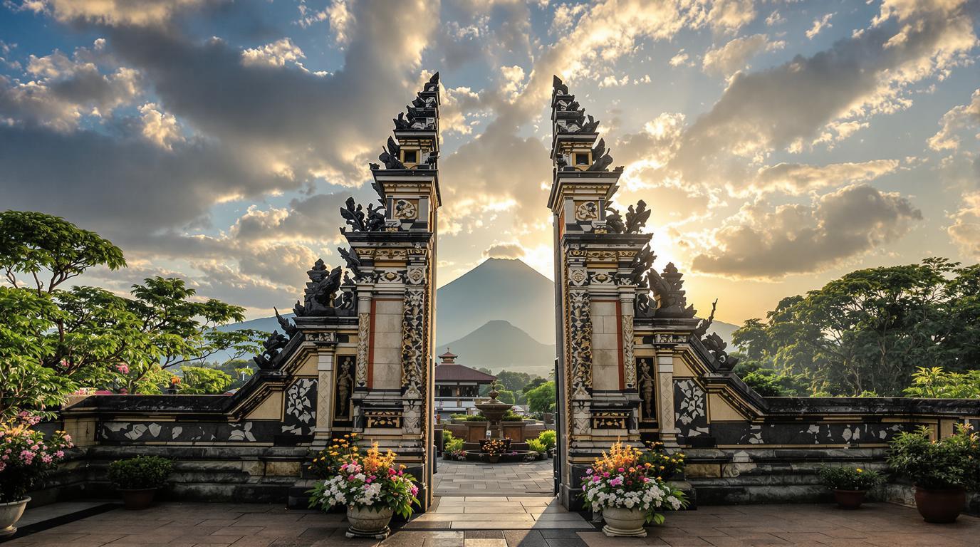 Cette île de 5 780 km² abrite plus de 20 000 temples un record mondial