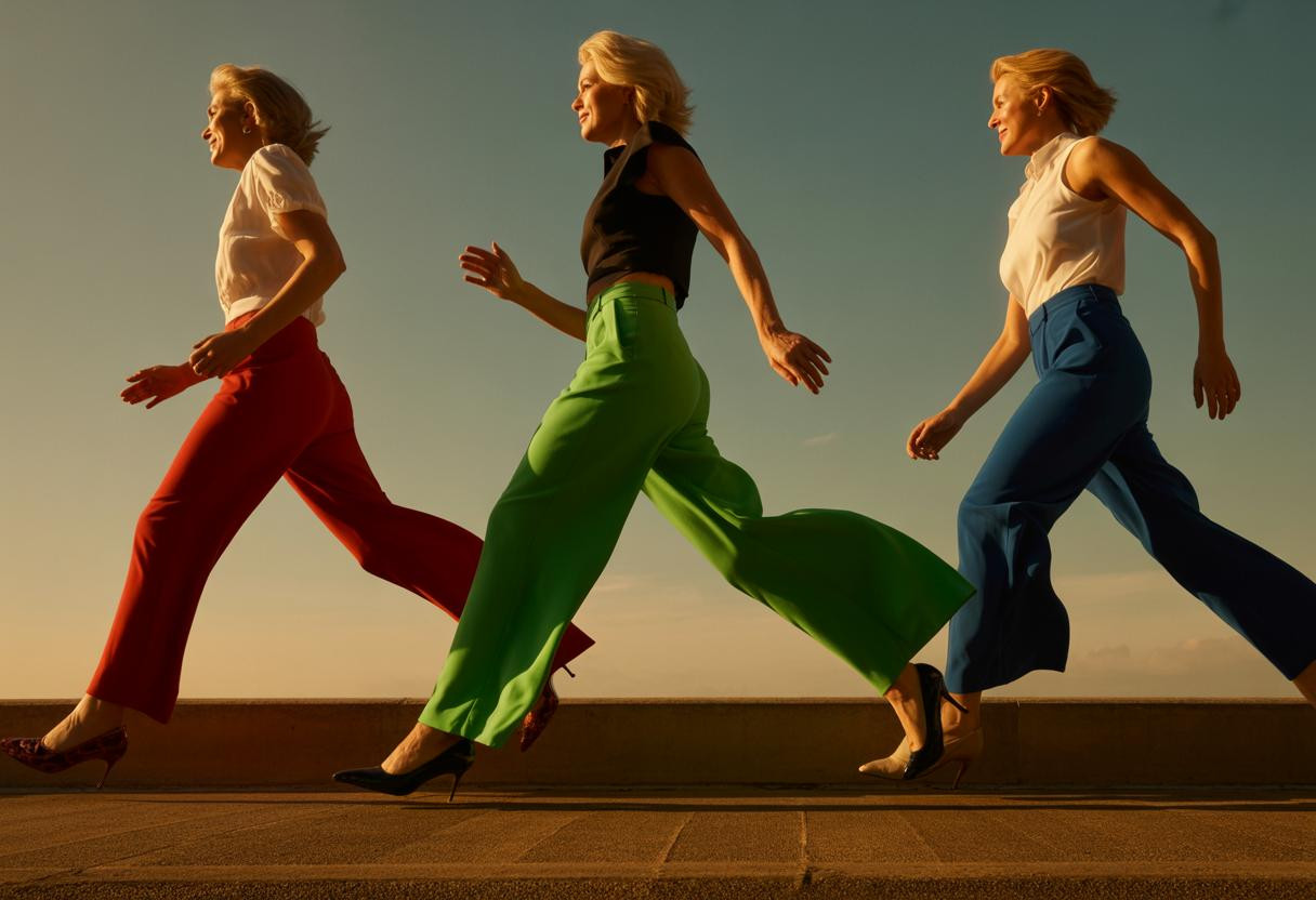 J’ai abandonné le jean skinny à 52 ans pour ces 3 pantalons qui allongent mes jambes