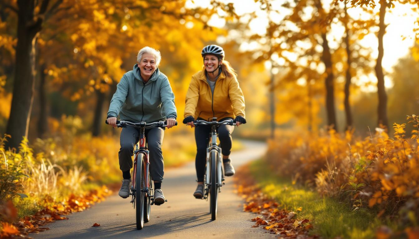 Vélo ou marche après 50 ans : l’activité qui brûle 65% plus de graisses