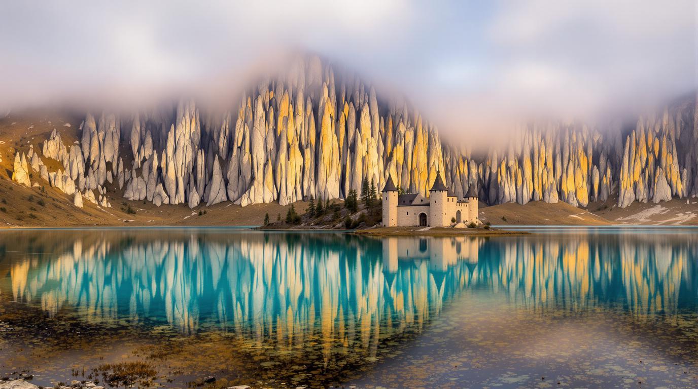 Ce lac corrézien à 789 mètres cache trois villages engloutis depuis 1951