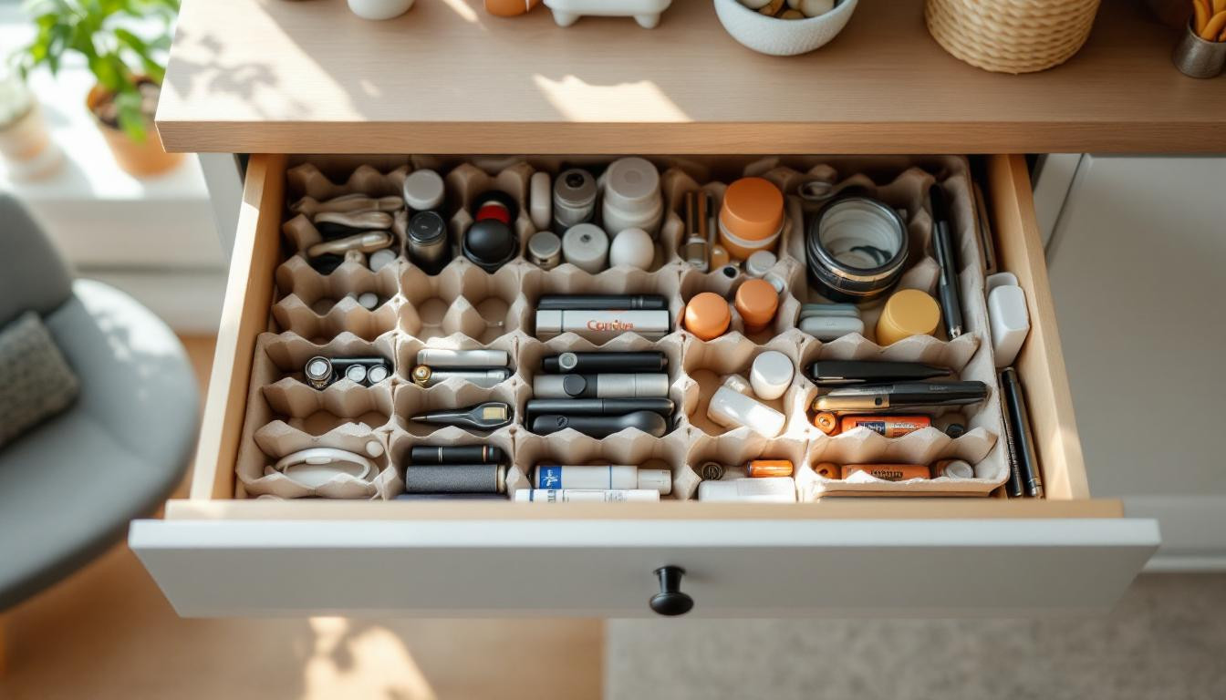 J’ai trouvé la solution parfaite pour organiser mes tiroirs en 5 minutes