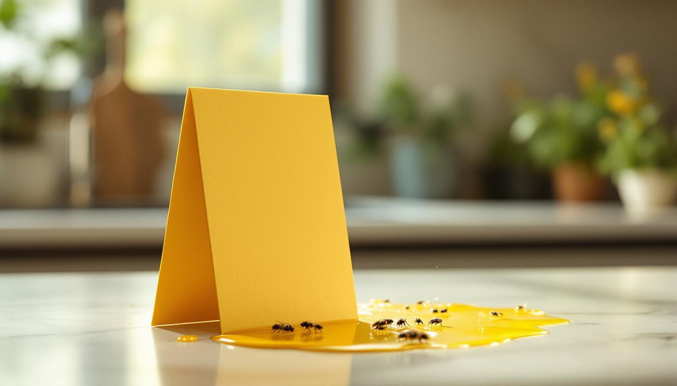 J’ai éliminé les mouches avec du papier jaune et du miel : ma recette facile