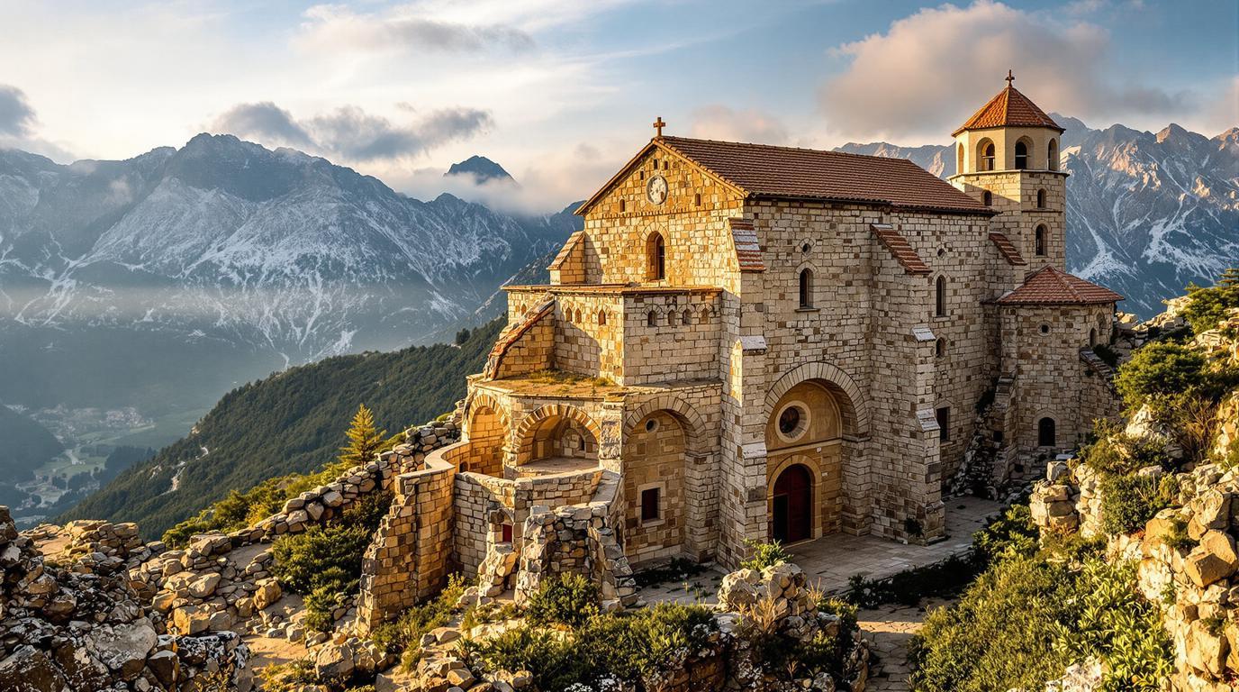 Cette église perchée à 570 mètres cache des peintures romanes vieilles de mille ans