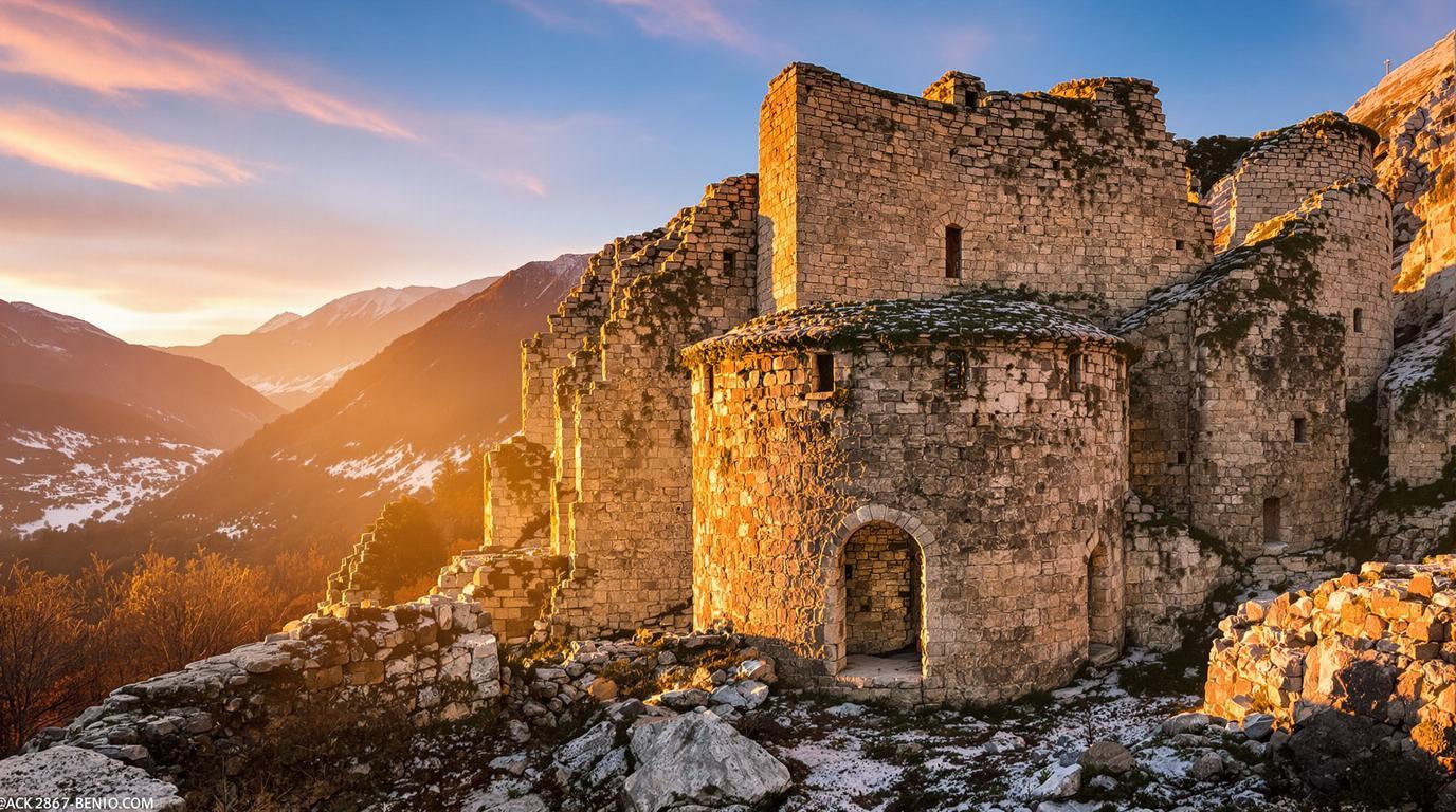 Ce prieuré médiéval à 325 mètres d’altitude cache le plus ancien trophée romain au monde