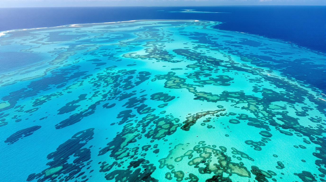 Cette île de 26 km² cache sept nuances de bleu turquoise dans les Caraïbes