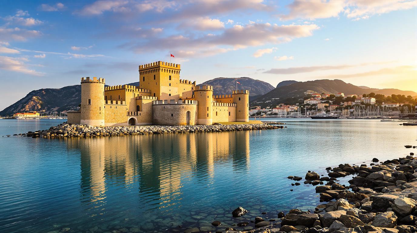 Ce château explose à la poudre noire en 1659 domine 450000 ans d’histoire humaine