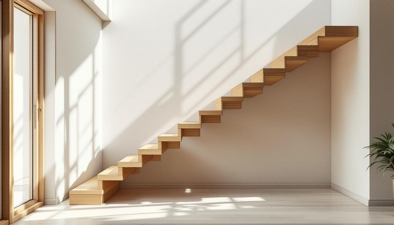 J’ai libéré 40% d’espace avec cet escalier japonais dans mon petit appart