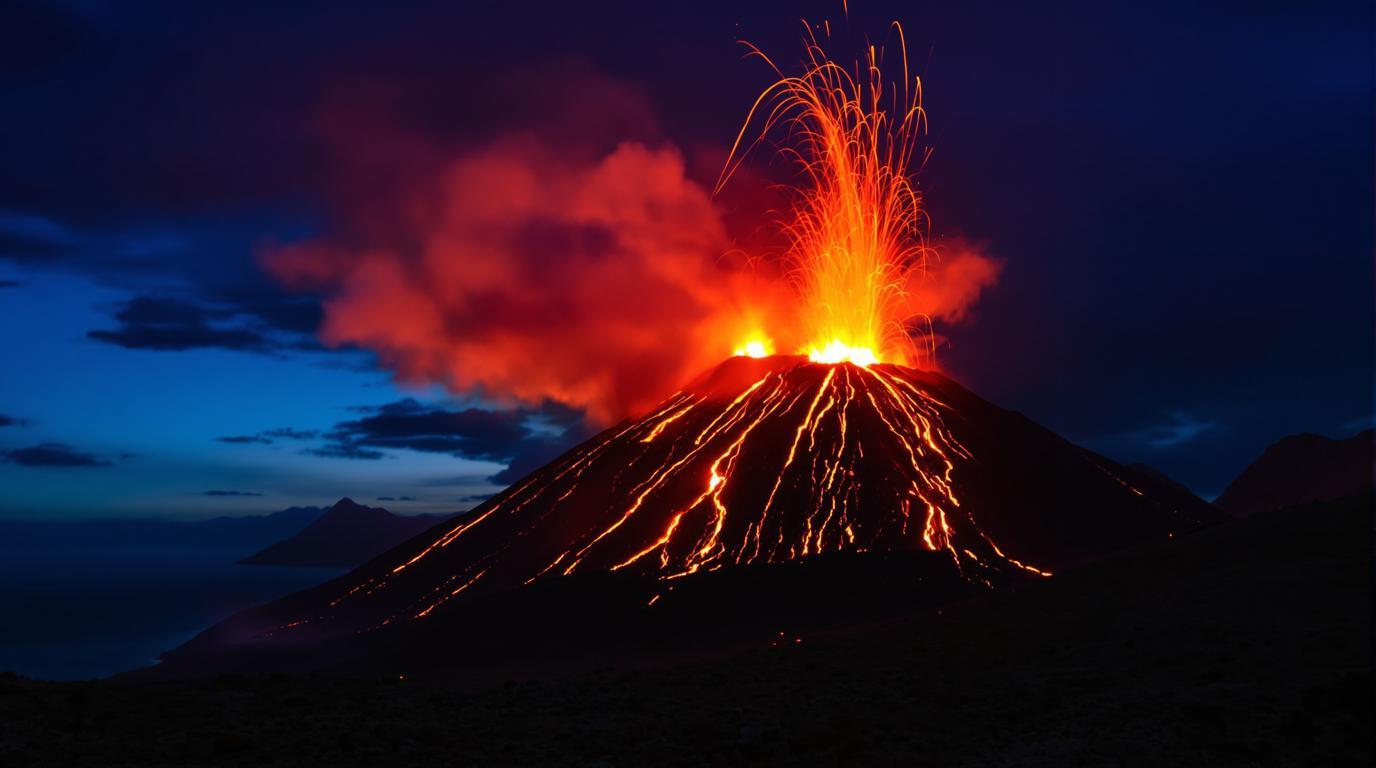 Cette île de 500 habitants vit au rythme des éruptions toutes les 15 minutes