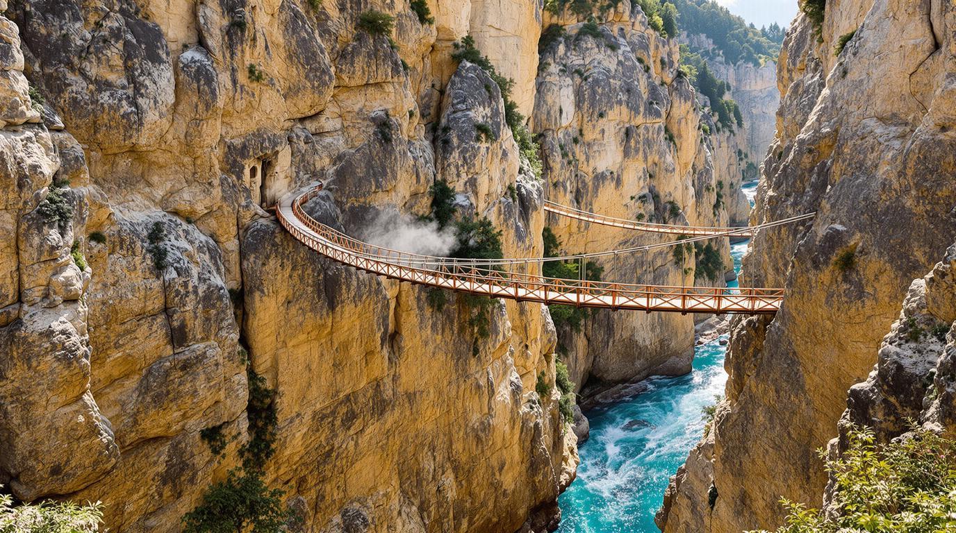 Ce village de 35 habitants à 740 mètres cache des gorges secrètes vieilles de 550 millions d&rsquo;années