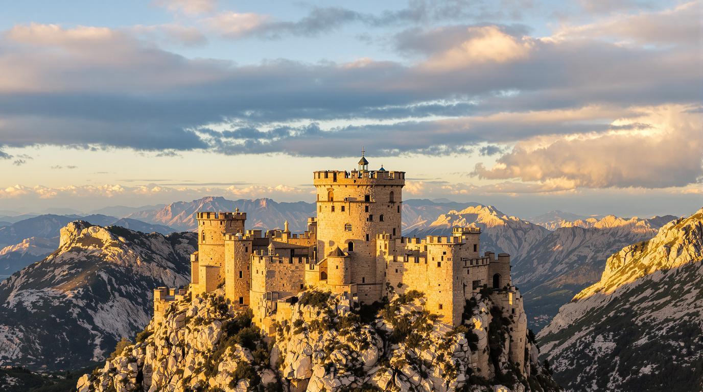 Cette tour à 1450 mètres d’altitude orchestrait un réseau d’espionnage médiéval de 41 sentinelles